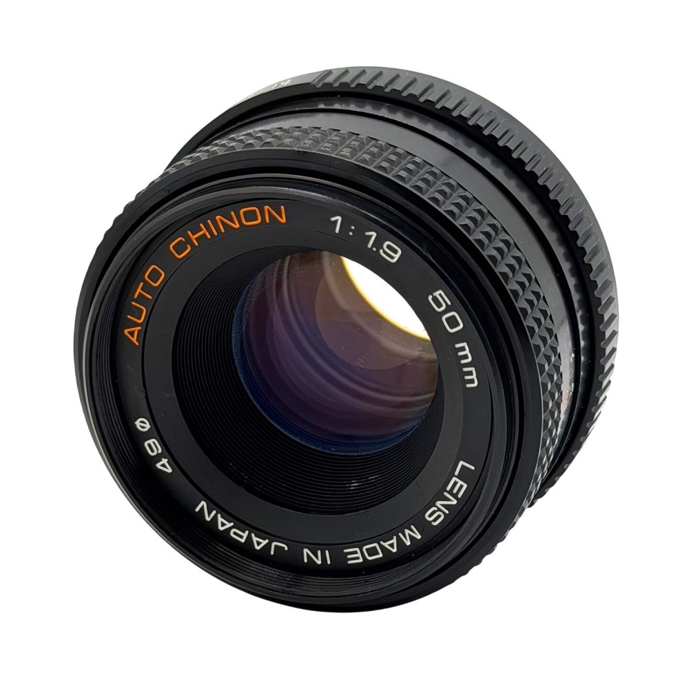 Auto Chinon 50mm f1.9 Lens Pentax K Mount Made in Japan Vintage Prime Lens
